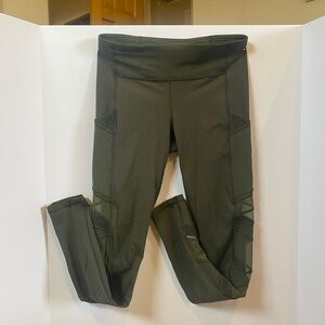 Lululemon Athletica Dark Green Leggings